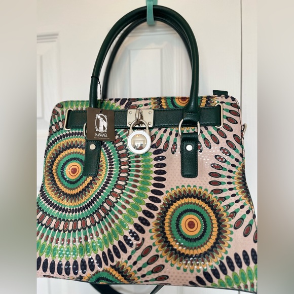 Hananel purse retro satchel multi color vibrant - Picture 2 of 16
